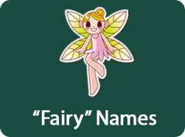 a full list of names that mean fairy.